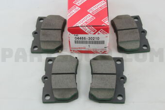 Toyota 0446630210 PAD KIT, DISC BRAKE, REAR