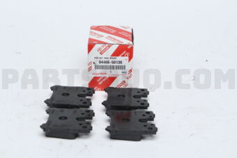 Toyota 0446650130 PAD KIT, DISC BRAKE, REAR