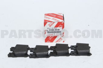 Toyota 0446650130 PAD KIT, DISC BRAKE, REAR