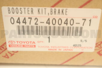 Toyota 044724004071 CYLINDER O/H KI