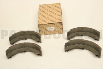 Toyota 0449436320 SHOE KIT, FRONT BRAKE