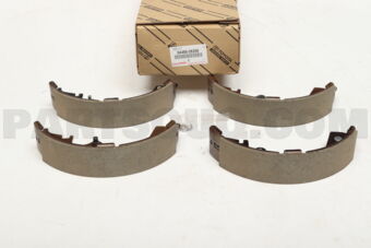 Toyota 0449526250 SHOE KIT, BRAKE, RR