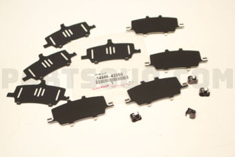 Toyota 0494642050 SHIM KIT, ANTI SQUEAL(FOR REAR DISC BRAKE)