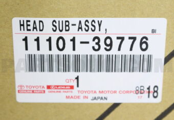 Toyota 1110139776 HEAD SUB-ASSY, CYLINDER