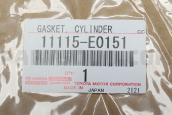Toyota 11115E0151 GASKET, CYLINDER