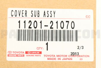 Toyota 1120121070 COVER SUB-ASSY, CYLINDER HEAD