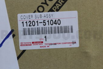 Toyota 1120151040 COVER SUB-ASSY, CYLINDER HEAD