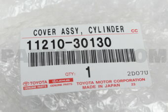 Toyota 1121030130 COVER SUB-ASSY, CYLINDER HEAD