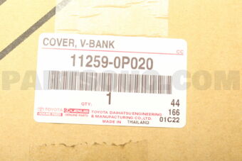 Toyota 112590P020 COVER, V-BANK