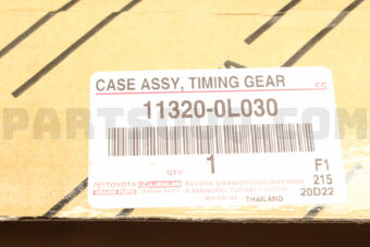Toyota 113200L030 CASE ASSY, TIMING GEAR
