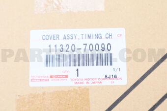 Toyota 1132070090 COVER ASSY TIMING