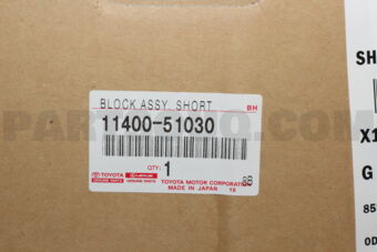 Toyota 1140051030 BLOCK ASSY, SHORT