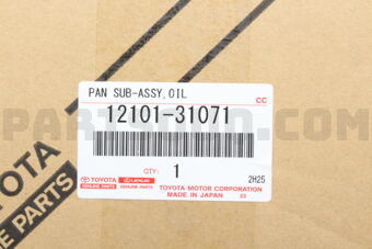 Toyota 1210131071 PAN SUB-ASSY, OIL