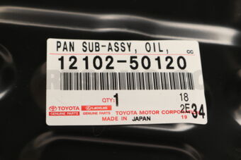 Toyota 1210250120 PAN SUB-ASSY, OIL, NO.2