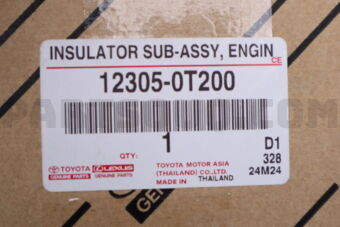 Toyota 123050T200 INSULATOR SUB-ASSY, ENGINE MOUNTING, RH