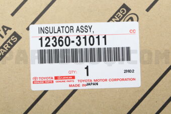 Toyota 1236031011 INSULATOR ASSY, ENGINE MOUNTING, FRONT