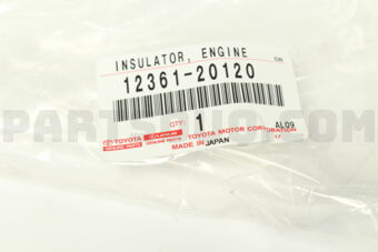 Toyota 1236120120 INSULATOR, ENGINE MOUNTING, FRONT(FOR TRANSVERSE ENGINE)