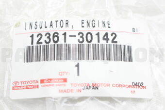 Toyota 1236130142 INSULATOR ENGINE