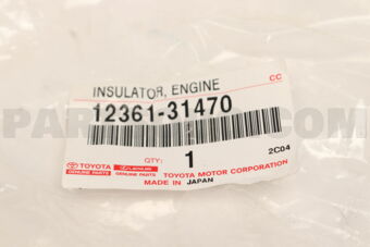 Toyota 1236131470 INSULATOR ENGINE