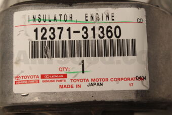Toyota 1237131360 INSULATOR ENGINE