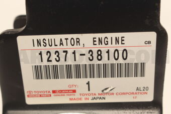 Toyota 1237138100 INSULATOR, ENGINE MOUNTING, REAR NO.1