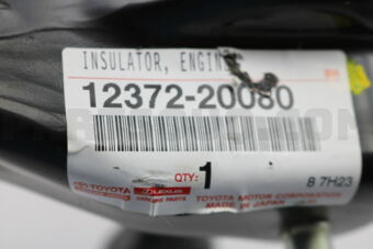 Toyota 1237220080 INSULATOR, ENGINE MOUNTING, LH(FOR TRANSVERSE ENGINE)