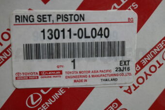 Toyota 130110L040 RING SET, PISTON