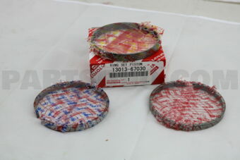 Toyota 1301367030 RING SET, PISTON