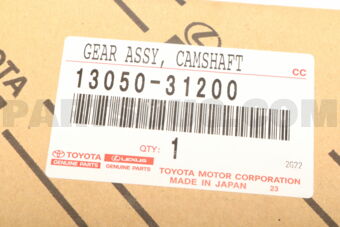 Toyota 1305031200 GEAR ASSY, CAMSHAFT