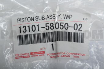 Toyota 131015805002 PISTON SUB-ASSY, W/PIN