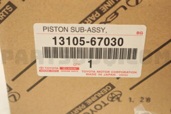 Toyota 1310567030 PISTON SUB-ASSY, W/PIN