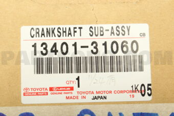Toyota 1340131060 CRANKSHAFT
