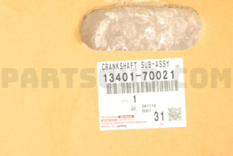 Toyota 1340170021 CRANKSHAFT SUB-ASSY