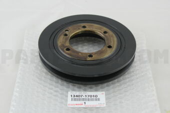 Toyota 1340717010 PULLEY, CRANKSHAFT, NO.2