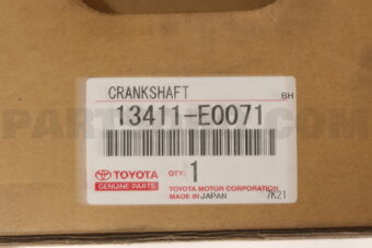Toyota 13411E0071 CRANKSHAFT