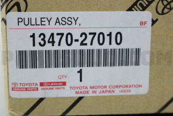 Toyota 1347027010 PULLEY, CRANKSHAFT