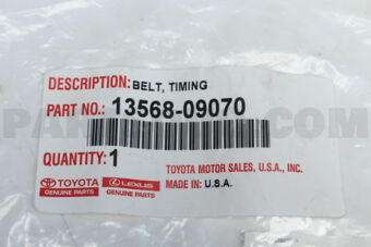 Toyota 1356809070 BELT, TIMING