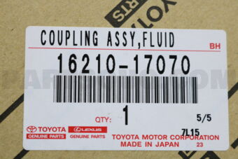 Toyota 1621017070 COUPLING ASSY, FLUID