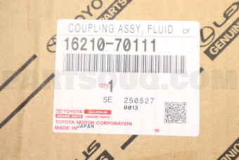 Toyota 1621070111 COUPLING