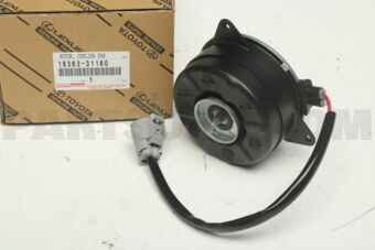 Toyota 1636331160 MOTOR, COOLING FAN, NO.2