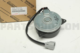 Toyota 1636331160 MOTOR, COOLING FAN, NO.2