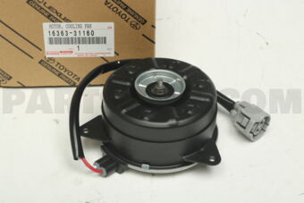 Toyota 1636331160 MOTOR, COOLING FAN, NO.2