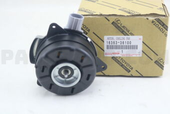 Toyota 1636336100 MOTOR, COOLING FAN