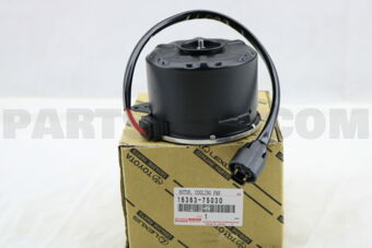 Toyota 1636375030 MOTOR, COOLING FAN