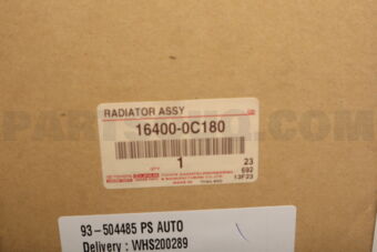 Toyota 164000C180 RADIATOR ASSY