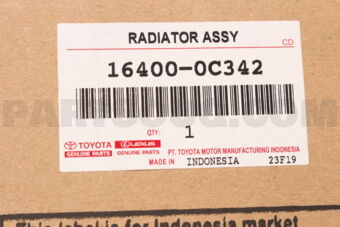 Toyota 164000C342 RADIATOR ASSY