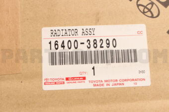 Toyota 1640038290 RADIATOR ASSY