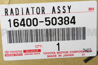 Toyota 1640050384 RADIATOR ASSY