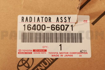 Toyota 1640066071 RADIATOR ASSY