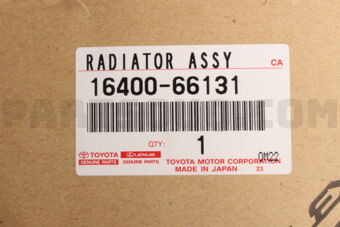 Toyota 1640066131 RADIATOR ASSY